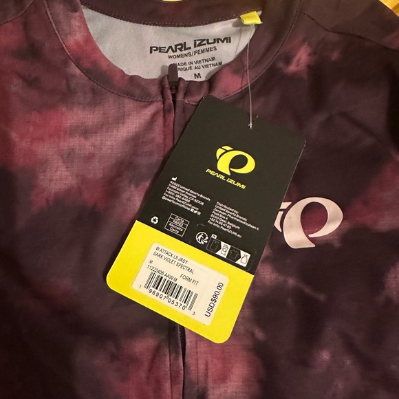 Pearl Izumi Women's Attack Long Sleeve Jersey Dark Violet Spectral Medium - Picture 5 of 5
